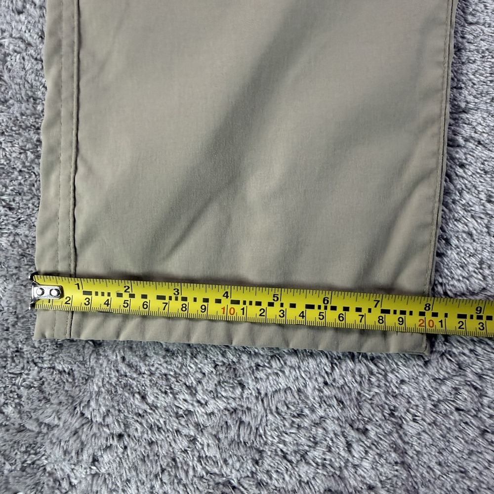 ZeroXposur Travel Series Pants Mens 34x30 Khaki Tan Stretch Cargo Hiking S87040 - Picture 9 of 11